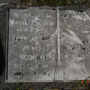 NEUMANN John Arthur Henry 1941-??