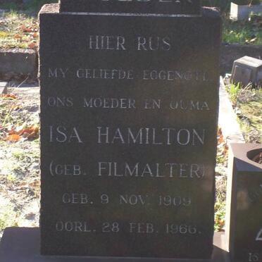 NEL Hamilton nee FILMALTER 1909-1966