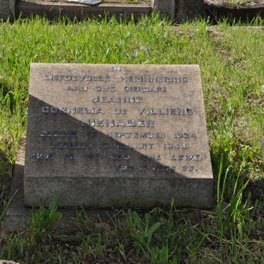 NIENABER Jeanne Cornelia de Villiers 1924-1948