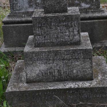 NIXON Henry 1825-1906 &amp; Annie 1827-1904