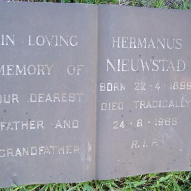 NIEUWSTAD Hermanus 1899-1966