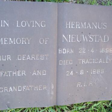 NIEUWSTAD Hermanus 1899-1966