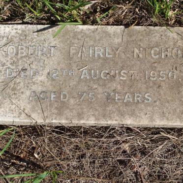 NICHOL Robert Fairly -1950