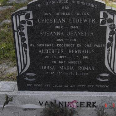 NIEKERK, van :: ROMAR