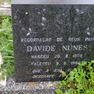 NUNES Davide 1978-1984