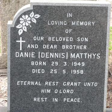 NOTHNAGEL Danie Matthys 1949-1958