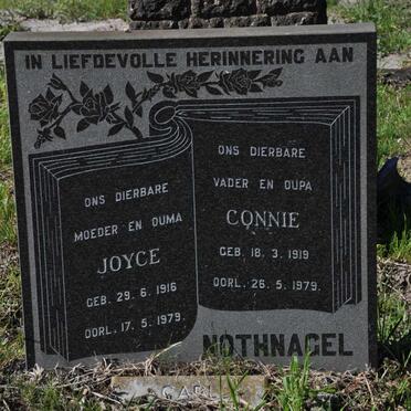 NOTHNAGEL Connie 1919-1979 &amp; Joyce 1916-1979