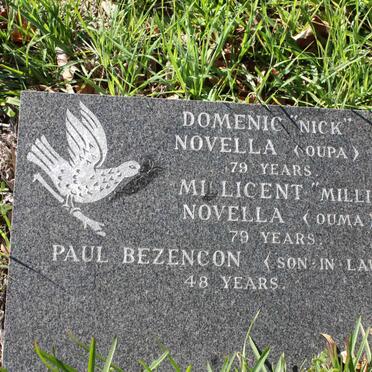 NOVELLA Domenic &amp; Millicent :: BEZENCON Paul