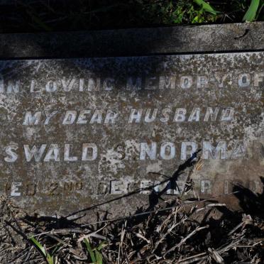 NORMAN Oswald S. -190?