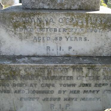 O'SULLIVAN Johanna -1901 :: O’SULLIVAN Ellen Mary -1920