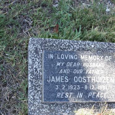 OOSTHUIZEN James 1923-1981