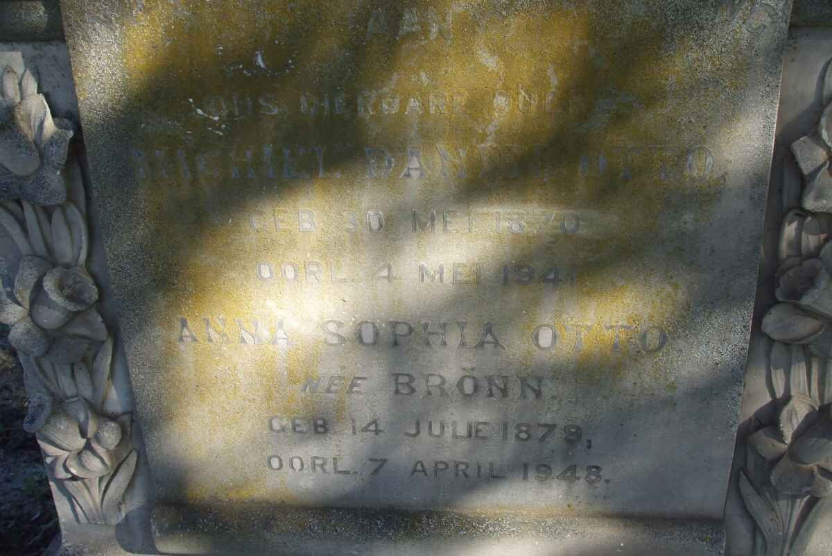 OTTO Michiel Daniel 1870-1941 &amp; Anna Sophia BRONN 1879-1948