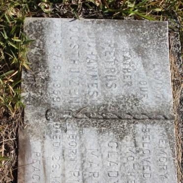 OOSTHUIZEN Petrus Johannes -1959 &amp; Gladys Mary RICH -1968