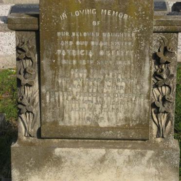 O'KEEFFE Andrew Frederick -1956 :: O'KEEFFE Patricia -1939