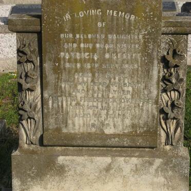 O'KEEFFE Andrew Frederick -1956 :: O'KEEFFE Patricia -1939