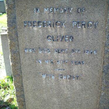 OLIVER Frederick Percy -1946