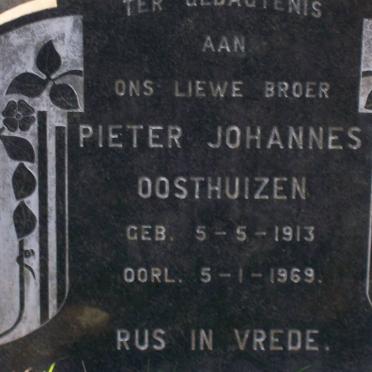 OOSTHUIZEN Pieter Johannes 1913-1969