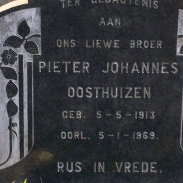 OOSTHUIZEN Pieter Johannes 1913-1969