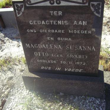 OTTO Magdalena Susanna nee SWART -1972