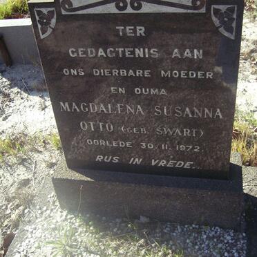 OTTO Magdalena Susanna nee SWART -1972