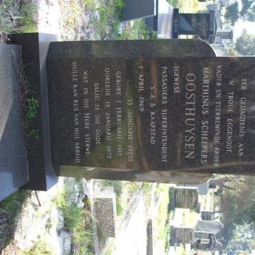 OOSTHUYSEN Marthinus Scheepers 1917-1975