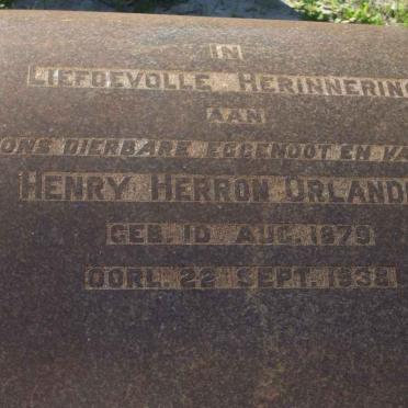 ORLANDINI Henry Herron 1879-1938