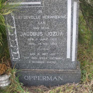 OPPERMAN Jacobus Jozua 1922-1959