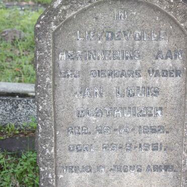 OOSTHUIZEN Jan Louis 1862-1951