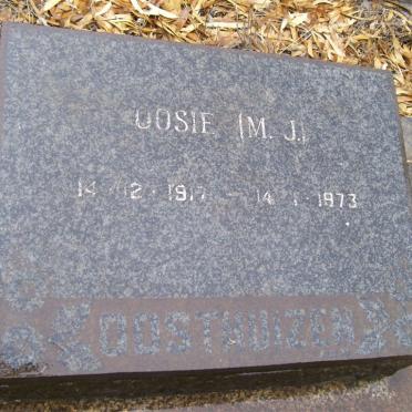 OOSTHUIZEN M.J. 1917-1973