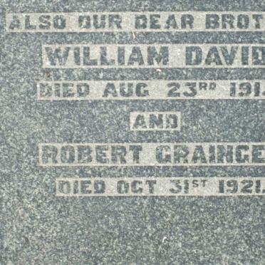 OLIVER Robert Grainger -1921