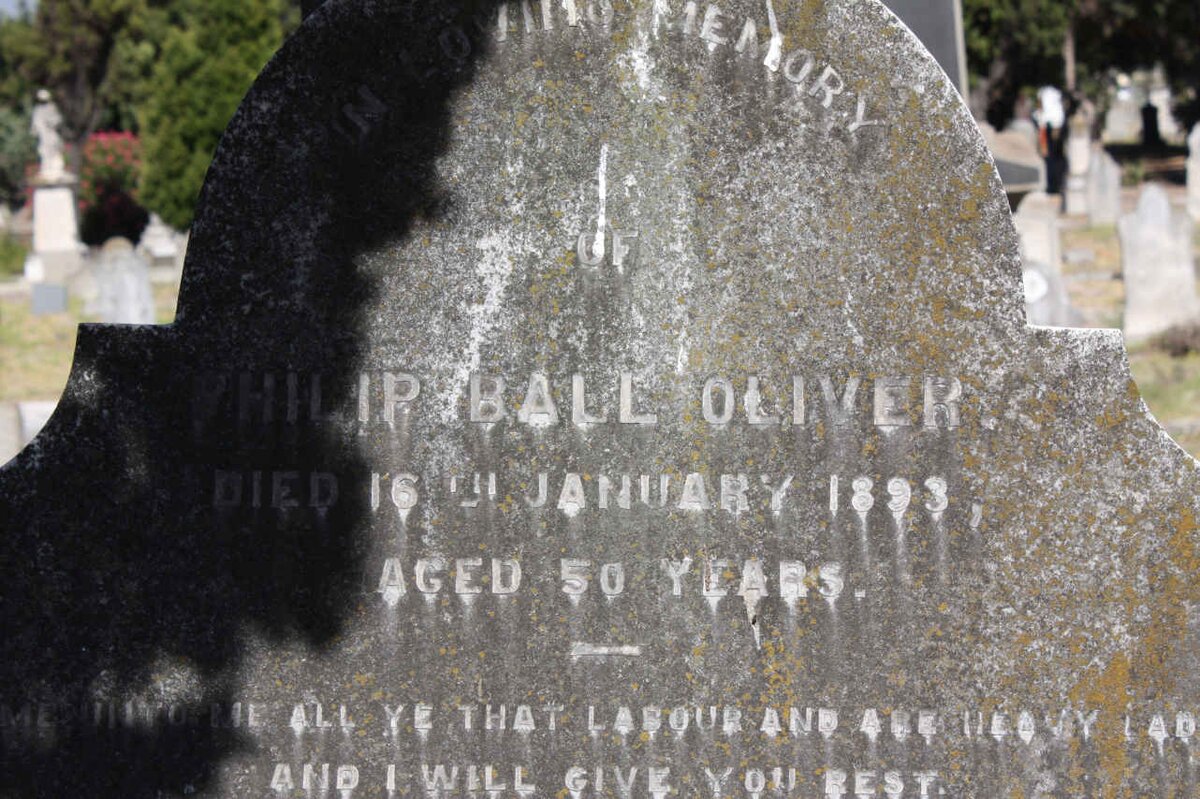 OLIVER Philip Ball -1893