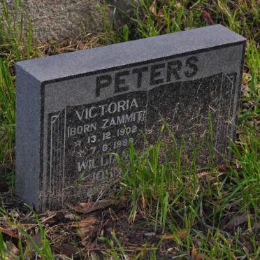 PETERS William J. &amp; Victoria ZAMMIT 1902-198?