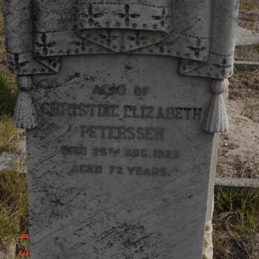 PETERSSEN Christine Elizabeth -1925