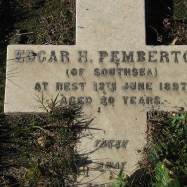 PEMBERTON Edgar H. -1897