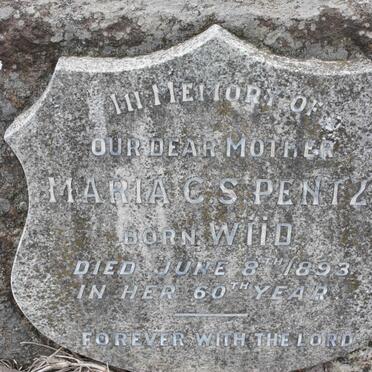PENTZ Maria C.S. nee WIID -1893