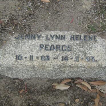 PEARCE Jenny-Lynn Helene 1903-1903