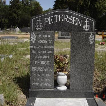 PETERSEN George Brunswick 1916-1990