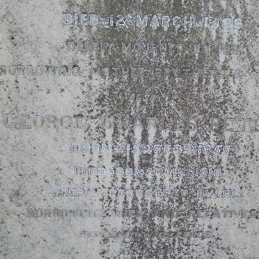 PETERS George Charles 1855-1910