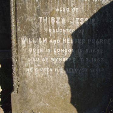 PEARCE Fredrick James 1863-1912 :: PEARCE Thirza Jessie 1882-1967