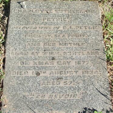 PETRIE Charlotte Sutherland 1877-1934