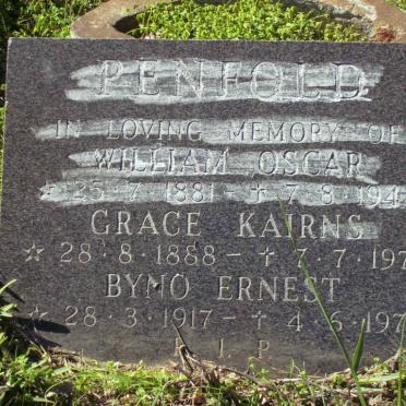 PENFOLD William Oscar 1881-1944 :: PENFOLD Grace Kairns 1888-1976 :: PENFOLD Byno Ernest 1917-1979