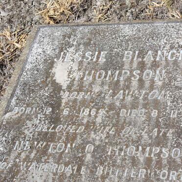 THOMPSON Jessie Blanche nee LAWTON 1865-1950