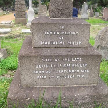 PHILIP Marianne 1846-1912