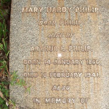 PHILIP Mary Hardy nee PHILIP 1866-1941