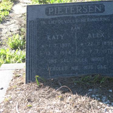 PIETERSEN Alex 1899-1970 &amp; Katy 1907-1994