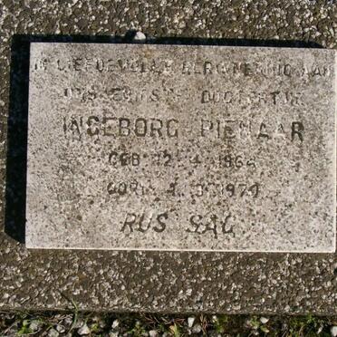 PIENAAR Ingeborg 1964-1970