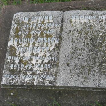 PLUNKETT Arthur Joseph -1940