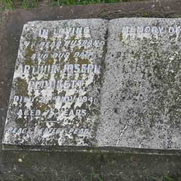 PLUNKETT Arthur Joseph -1940