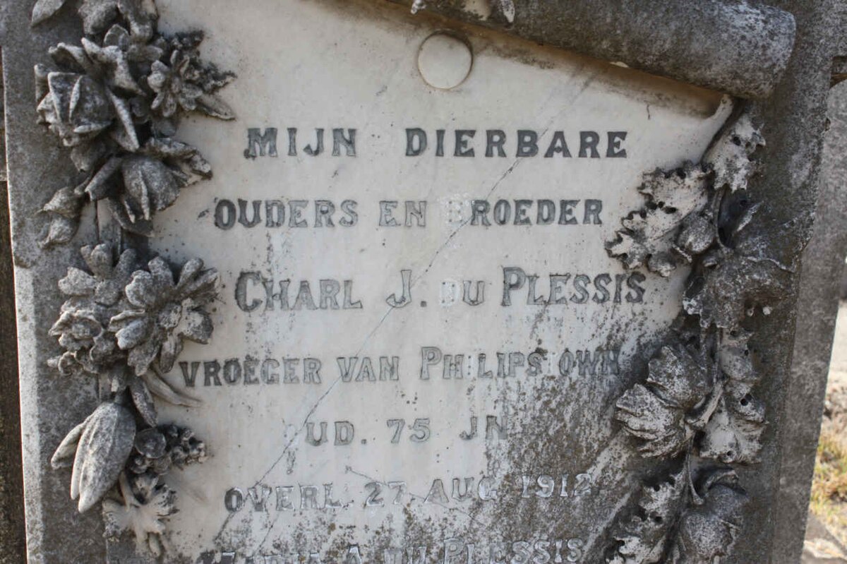 PLESSIS Charl J., du -1912
