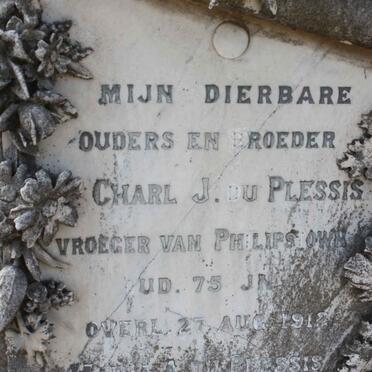 PLESSIS Charl J., du -1912